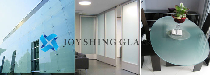 8mm Frosted Safety Toughened Glass for Privacy Glass Partition