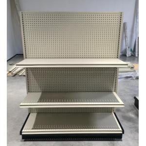 48" X 16" X 60" Double Side Gondola Shelf Rack Anti Corrosion