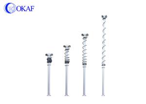 China Aluminum Alloy Night Scan Light Tower Telescopic Camera With Light IP66 factory