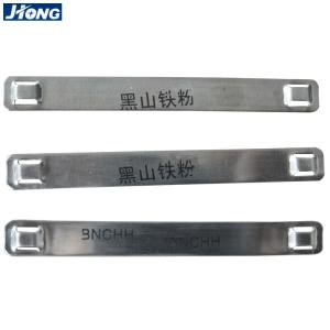 China SS304 Stainless Steel Marker Plates , SS Cable Tag Plate Fire Retardant factory