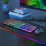 Computer Wired RGB Gaming Keyboard LED for Gamer