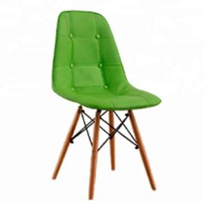 China Exquisite High Back Wooden Dining Chairs With High Toughness PP Seating Surface factory