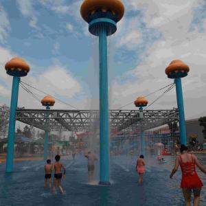 China Jellyfish World Amusement for Large Water Park / Funny Spray for Kid's Aqua Park factory
