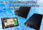 800*480 JVC Car Navigation Box with Bluetooth / Stereo Audio / DVD Player / FM