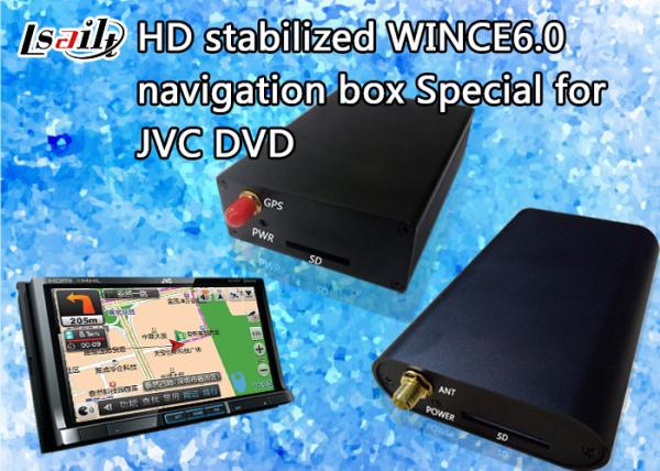 800*480 JVC Car Navigation Box with Bluetooth / Stereo Audio / DVD Player / FM