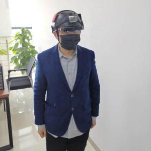 China Unaware And Contactless Rapid Screening Smart Helmet factory