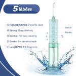 200ml Tank Cordless Dental Water Flosser , IPX7 Powerful Water Flosser
