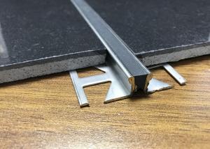China Ceramic Flooring 10mm Aluminium Movement Joint For Stone Floors factory