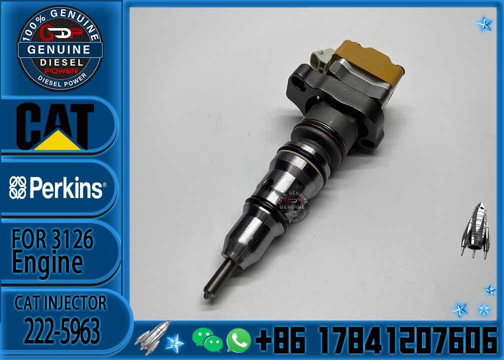 2225963 High Quality Excavator Parts Diesel Fuel Injector 222-5963 For Cat Caterpillar Engine 3126 3126B 3126E