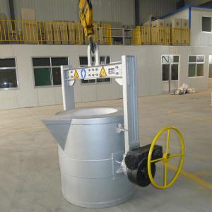 China 3000kg Steel Molten Aluminum Transfer Ladles For 200KM Distance factory