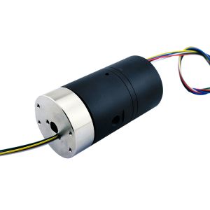 Pneumatic-Electric Slip Ring with 6 Signal Circuits and G1/8" Interface for 6