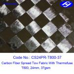 Ultra Thin Carbon Fiber Fabric 12K T800 Wide 37GSM Carbon Fiber Spread Tow