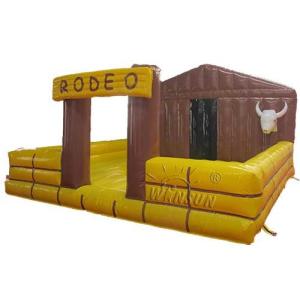 China Rodeo Bull Inflatable Sports Games / Bounce House Games Non Toxic on sale