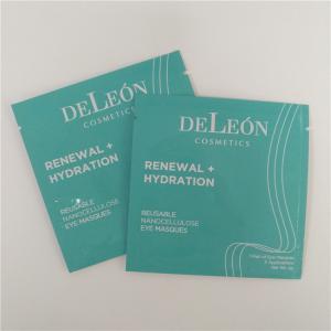 China Full Color Printing Stand Up Zipper Pouch Bags Reusable Eye Masques Packaging on sale