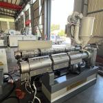 Double Wall Corrugated Tube Production Line , HDPE PVC Corrugated Drain Pipe