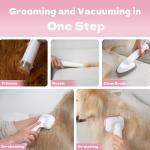 300W Pet Grooming Brush Clippers Vacuum Kit and Performance with Vacuum Cleaner