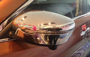China NISSAN Qashqai 2015 2016 Auto Body Trim Parts Chromed Side Mirror Cover factory