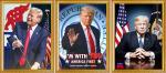 TRUMP Designs Printing Customized 3D PET Lenticular Poster 3D Lenticular