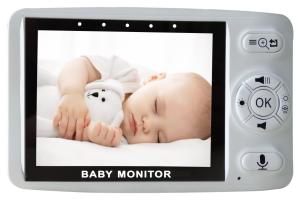China 3.5 Inch Screen Wireless Baby Monitor HD 2 Way Intercom Builtin 1300MAH Li Battery factory