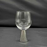 Electroplate Diamond Base Wine Glass Set