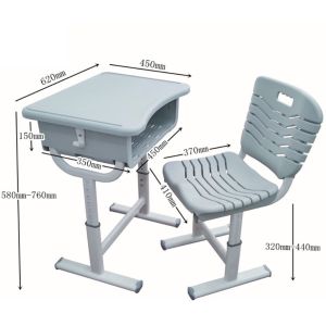 Customized Office Furniture White , Blue , Green , Grey , Wood Grain Student