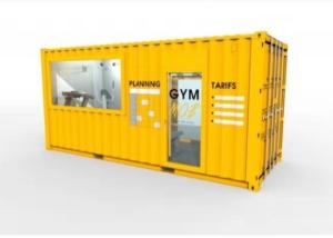 China Gym 3D 20gp Prefab Storage Container Homes factory