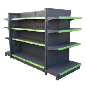 China 2021 New Design Store Shelf Retail Display Shopping Racks Supermarket Shelves factory