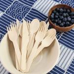 Eco Disposable Wooden Cutlery Set Disposable Spoons Wooden Spoons And Forks