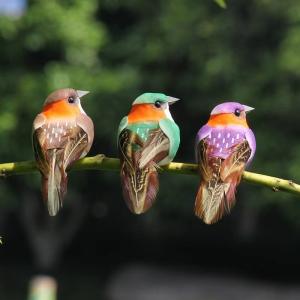 China Christmas Festival Party Decoration Feather Bird with Fast Shipping DHL UPS FEDEX EMS TNT factory