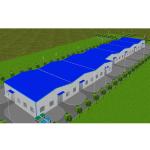 Metal Industrial Q235 Light Steel Structure Warehouse Building JIS Standard