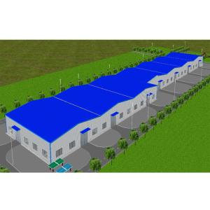 China Astm Galvanized Corrugated Metal Roof Pre Engineered Steel Building Structure Commercial factory
