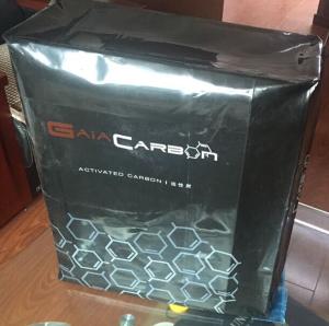 China Black Plastic Valve Bags With Printing And Anti - Slip For Packing Carbon Black factory