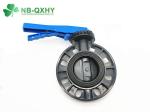Plastic PVC/UPVC Butterfly Valve Normal Valve Stem 100% Material for Water