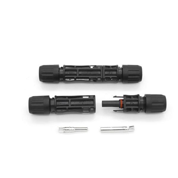 Screw-On IP67 Solar Panel Connectors with PPO Material and Panel Mount for