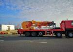 10 X 4 100 Tons Mobile Crane Truck , Folded Boom Type Heavy Duty Crane Truck