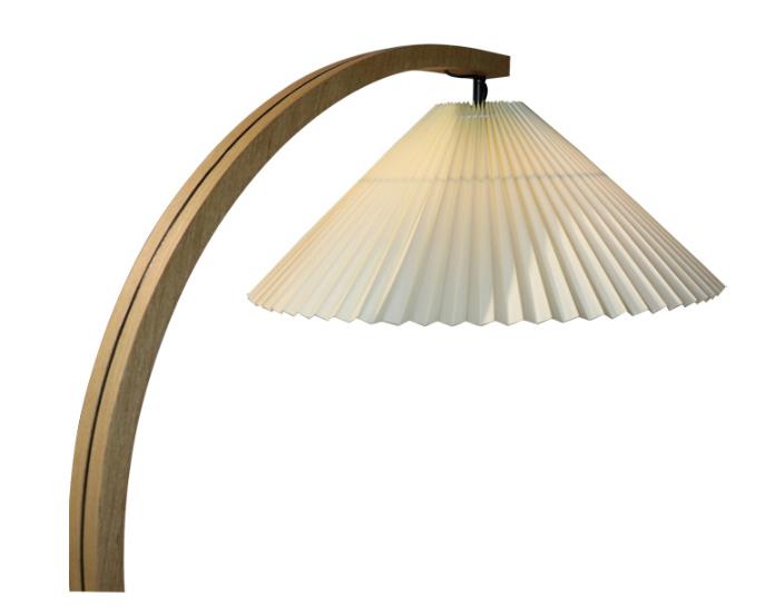 Creative Pleated Rattan Standing Lamp for bedroom living room