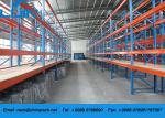 Corrosion Protection Steel Rack Storage , Metal Pallet Racks With Plywood Board