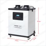 White Beauty Nail Salon Fume Extractor system Six Layer Filters , High efficient