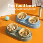 Customizable Ceramic Pet Food Bowl with Stainless Steel Material