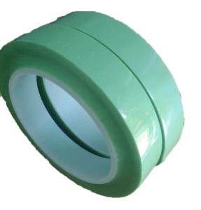 China High Heat Resistant Release Film Splicing Tape Light Green Color 50mmX50m factory
