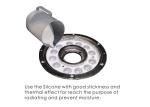 B4TA1257 B4TA1218 12 * 2 W Modern Design LED Fountain Ring Light , LED