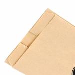 Custom Logo Printed Paper Bread Bag Brown Kraft Greaseproof