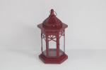 Christmas Metal Lantern Ornaments Holds Candles Garden Decor