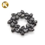 Wenzhou Kml Flower shape crystal fashion decoration metal shoe buckle accessorie