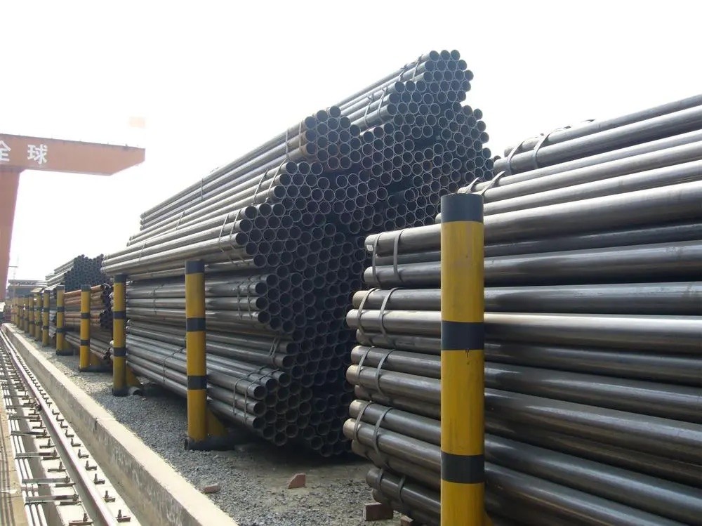 Drill Welded Carbon Steel Pipe Non Alloy 12m Line For Oil And Gas Transportation