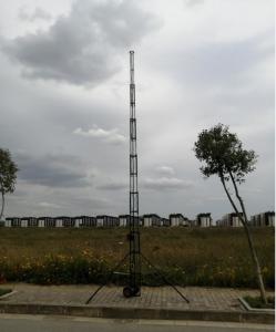 China Portable 10 Meter Aluminium Guyed Lattice Tower Truss Tower factory
