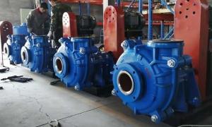 China 6 / 4 D Heavy Duty Slurry Pump Single Casing Hard Metal High Chrome Alloy for High Density Slurries factory