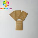 Custom Logo Heat Seal Laminated Foil Three Side Heat Seal Flat Pouch Cosmetic