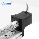 Micro Nema 17 Ball Screw Slider Rail With Nema 17 Hybrid Stepper Motors CE RoHS