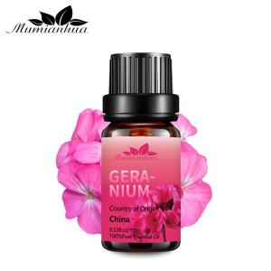 China Volume 5ml Body Essential Oils Perfume OEM / ODM Organic Geranium Essential Oil factory